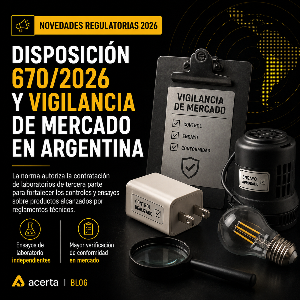 Disposición 670/2026: qué implica para la vigilancia de mercado en Argentina